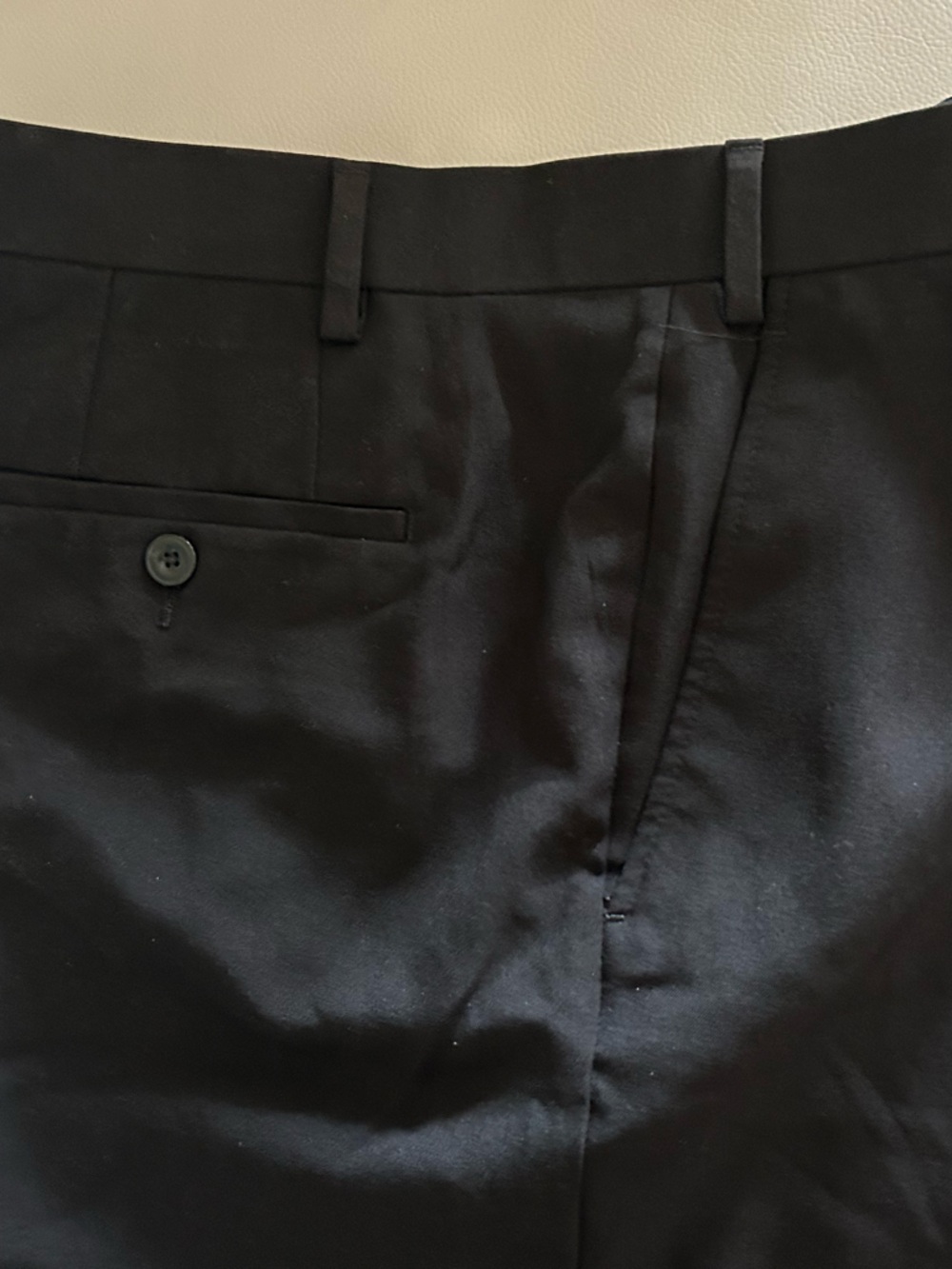 Michael Kors Black Men's Dress Pants with Belt Loops